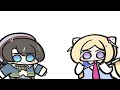 akirose punch 【hololive animation アキローゼンタール 大空スバル】