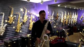 TM Custom Tenor Saxophone Tests - Part 3 - The Sax Shop