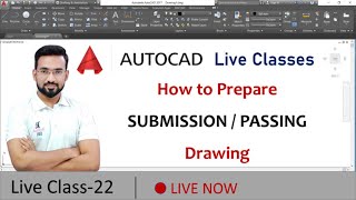 AutoCad Live Class-22 | Submission drawing | Technical civil