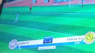 Zawadi mauya apata Penalty ya pili Yanga 2 v Azam 1 Nusu fainal mapinduzi cup 2022