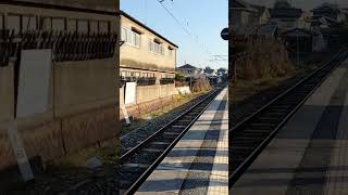 朝の105系　福山駅→府中駅行　近田駅　福塩線　2022.12.10