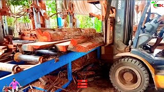 biggest saw mill tree cutting machine amazing working sskcd comnapy wood catting proses
