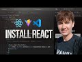 How to install & Setup React Js  Vite & Make Your First Web App 2025