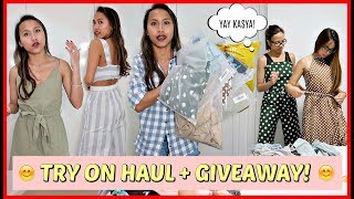 SUMMER CLOTHES TRY ON HAUL feat. INDAYS ❤️ | rhaze