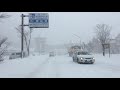 草津温泉 道路状況 2019.1.9　10時頃　雪 8℃　国道292号線