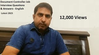 Document Controller Interview Question & Answers - English | #documentmanagementsolutions