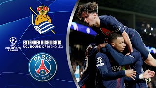 Real Sociedad vs. PSG: Extended Highlights | UCL Round of 16 2nd Leg | CBS Sports Golazo
