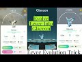 Evolve Eevee Into Glaceon In Pokemon Go | Eevee Evolution into Glaceon Without name trick Pokemon Go