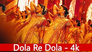 Dola Re Dola Re || 4K Video || Shahrukh Khan || Aishwarya Rai , Madhuri Dixit  Devdas || 90s Songs
