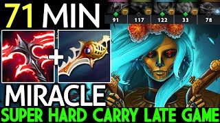 MIRACLE [Muerta] Super Hard Carry 71 Min Insane Game Dota 2