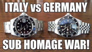 Automatic Dive Watch Duel: Squale 20 Atmos 1545 vs Steinhart Ocean 39 Explorer - Perth WAtch #284