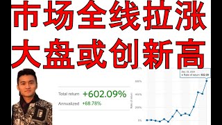 市场全线拉涨！大盘或创新高！富途官方合作兑换码：J3JYGKWQ MOOMOO邀请码：C4VL66EM