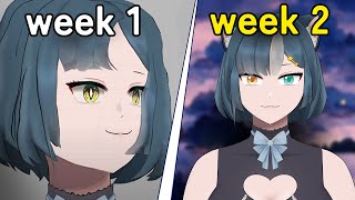 i made a vtuber model in 2 WEEKS, here's what i learned