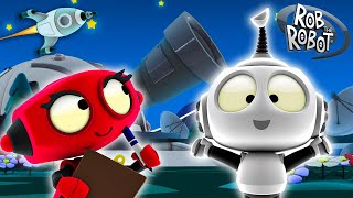 Learn About Planets, Comets and Stars! 🚀| @Rob-The-Robot  | Preschool Learning | Moonbug Tiny TV