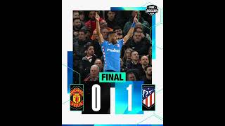 Liga Champions Manchester United Vs Atletico Madrid Agregat 1 : 2