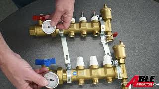 Caleffi Manifolds: Initial Valve Adjustments + What's in the box?