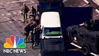 SWAT teams close in on van sought in connection with Monterey Park mass shooting