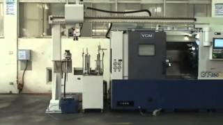 GT250MA ROBOT YCM Lathe Torno CNC 5 Herramienta Viva