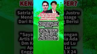 SATRIA MULIA SAID BILLAR SOAL ISU PRIA SIMPANAN KENAPA LU BAPER #quotes #motivation #youtubeshorts