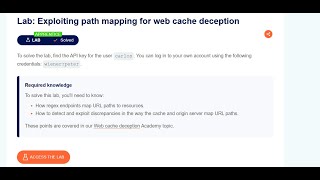 Lab 1 Exploiting path mapping for web cache deception | HackProof with Sunil | HackProof channle