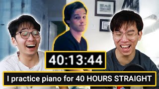 THIS GUY PRACTICED FOR 40 HOURS STRAIGHT...