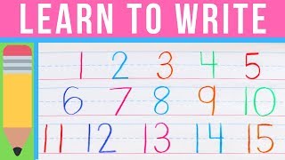 How to Write Numbers | Learn to Write with Chicka Chicka 123 | Handwriting Practice for Kids