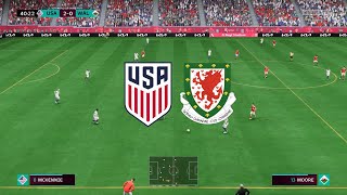 FIFA 23 - USA vs WALES / World Cup Qatar 2022 / PC Gameplay