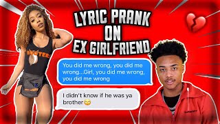 LUH KEL - “Wrong” | LYRIC PRANK ON EX GIRLFRIEND💔 **BACKFIRED**