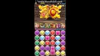 パズドラ【火曜ダンジョン】黃金兵 秘女神・カーリー 25倍PT ノーコン 超地獄級