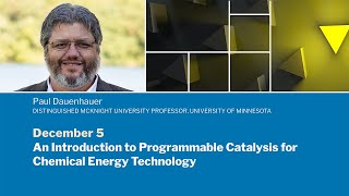 An Introduction to Programmable Catalysis for Chemical Energy Technology