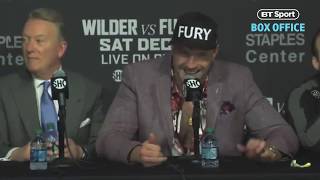 Best bits from Tyson Fury's amazing post-fight press conference | Deontay Wilder v Tyson Fury