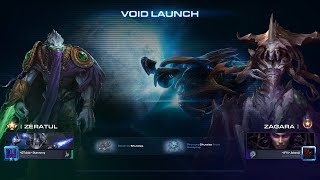 StarCraft 2 Co-Op Void Launch Zeratul (The Perfect game) lvl 1000 Brutal with Bonus