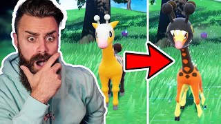 GIRAFARIG EVOLVES! No More BREEDING?? New Pokemon Scarlet and Violet Trailer Reaction!