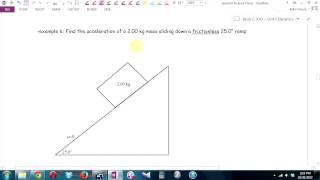 Physics 12 U2L6 The Inclined Plane