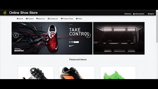 ONLINE SHOE STORE USING PHP WITH SOURCE CODE