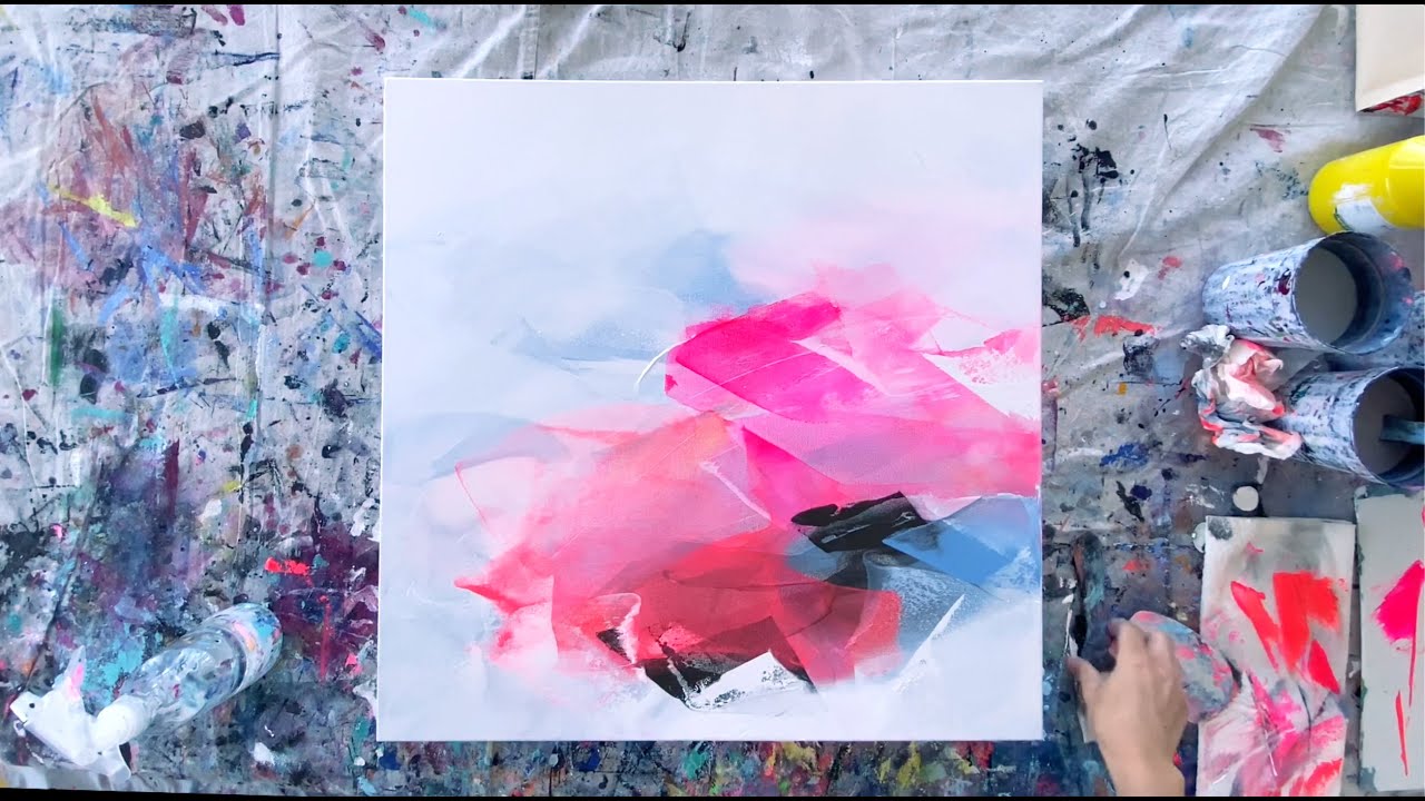 Abstract Painting Demonstration | Catalyst Wedge And Acrylic Painting ...