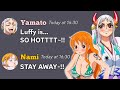 If Nami, Luffy and Yamato were in a Love Triangle...