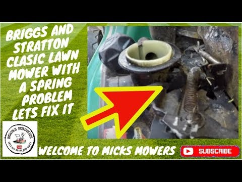 EASY FIX Briggs And Stratton Has A Spring Problem Lets Fix It. - YouTube