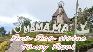 Ang sikat at dinadayo Ng mga Turista (Rina Rica statue) Tanay Rizal