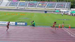 2023.9.10⭐第31回三重県小学生陸上選手権⭐５年女子100m⭐決勝ﾀｲﾑﾚｰｽ⭐１組 (優勝)