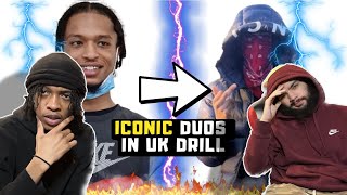 THEIR FLOW BACK AND FORTH 🔥😤 | AMERICANS REACT TO UK DRILL: ICONIC DUOS
