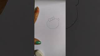 How to draw very easy kitty drawing #pencildrawing 😺