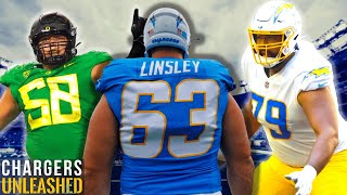 2024 Chargers Roster Problems & Solutions | OL Position Group | RT & Center Dilemma | ROUND 1 PICK!?