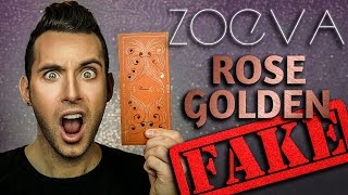 FAKE ASS Zoeva Rose Golden Palette! | PopLuxe