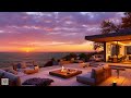 cozy sunset jazz by the ocean perfect ambience for relaxation and romantic evenings