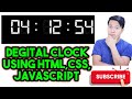 Digital clock using html,css,JavaScript 2020. (hindi)