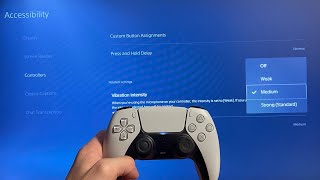 PS5: How to Change Controller Vibration Intensity Tutorial! (For Beginners)
