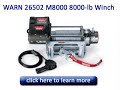 best warn winch for jeep wrangler 2018 warn 26502 m8000 8000 lb winch