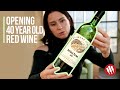 Opening 40 Year Old Wine | Wine Folly