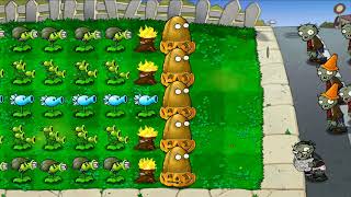 Lemon挽植物大戰僵尸 | Survival Day | Strategy Gatling Pea and Tall-nut pvz